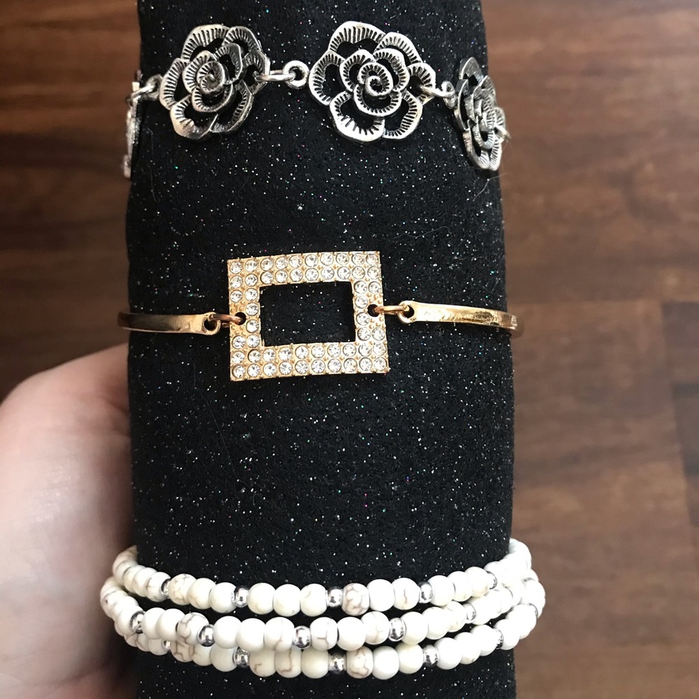 Lot of 3 NEVER worn bracelets. Nickel FREE